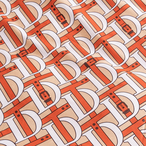 Комплект постельного белья Люкс Сатин 100% хлопок на резинке AR304