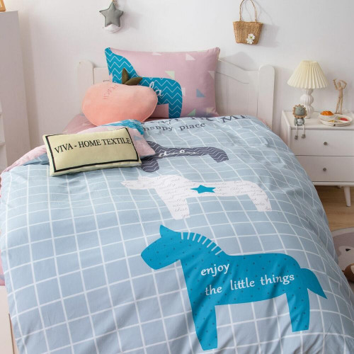 Постельное белье 160x80 Сатин Детский на резинке CDR036