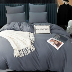 Комплект постельного белья Однотонный Сатин на резинке CSR053