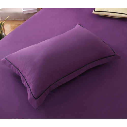 Комплект постельного белья Однотонный Сатин с Одеялом (простынь на резинке) FBR002