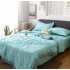 Комплект постельного белья Однотонный Сатин с Одеялом FB015