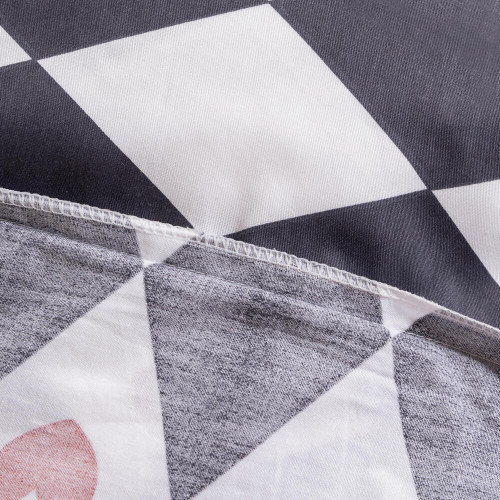 Комплект постельного белья Делюкс Сатин 100% хлопок на резинке LR423