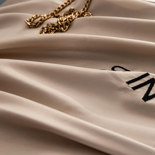 Комплект постельного белья Сатин-Шелк Я IN LOVE на резинке LVR007