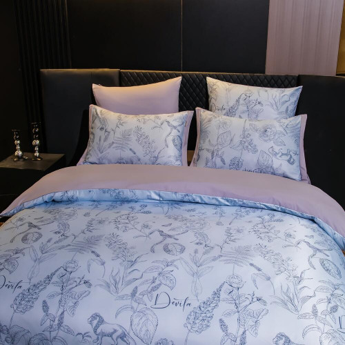 Комплект постельного белья Сатин MS на резинке MSR006