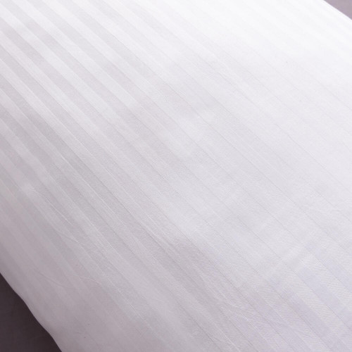 Наволочки Страйп Сатин Однотонный Отель белый 100% Хлопок 1x1 N1CTH03657