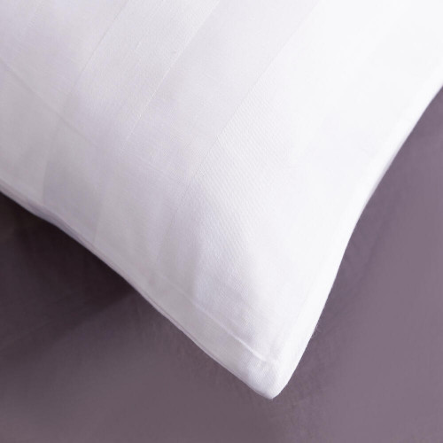 Наволочки Страйп Сатин Однотонный Отель белый 100% Хлопок 3x3 N3CTH03757