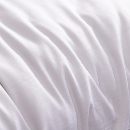 Наволочки Страйп Сатин Однотонный Отель белый 100% Хлопок 3x3 N3CTH03757