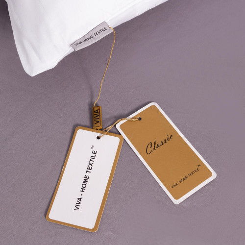 Наволочки Страйп Сатин Однотонный Отель белый 100% Хлопок 3x3 N3CTH03757