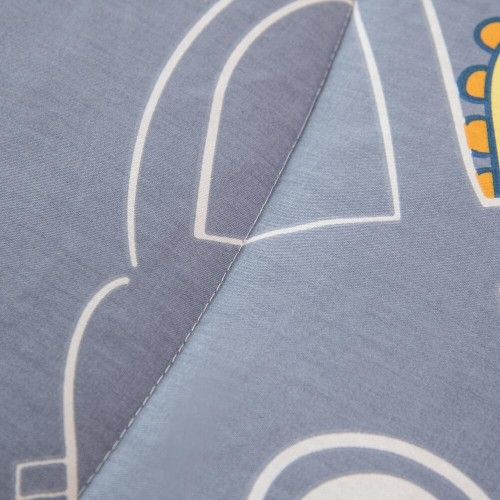 Комплект постельного белья Сатин с Одеялом Young 100% хлопок на резинке OBKR021