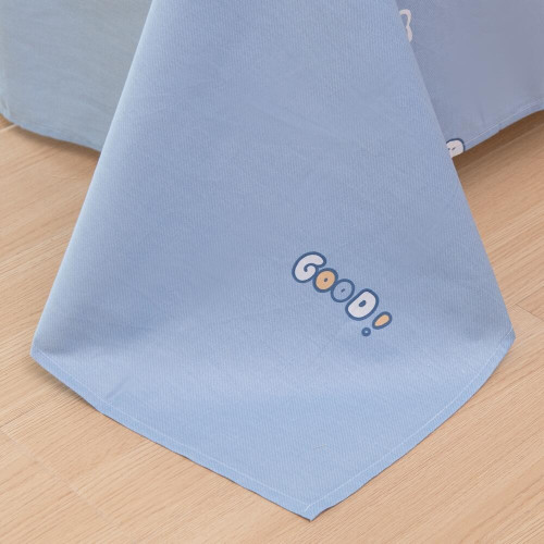 Комплект постельного белья Сатин с Одеялом Young 100% хлопок на резинке OBKR024