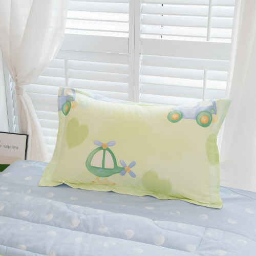 Комплект постельного белья Сатин с Одеялом Young 100% хлопок на резинке OBKR025