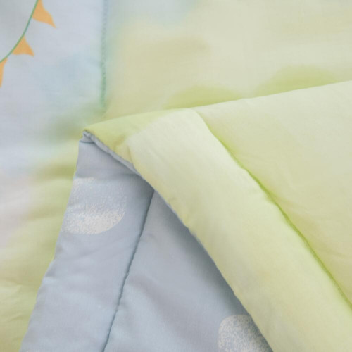 Комплект постельного белья Сатин с Одеялом Young 100% хлопок на резинке OBKR025