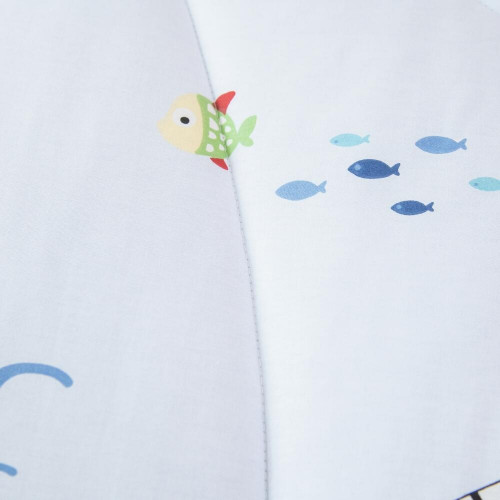 Комплект постельного белья Сатин с Одеялом Young 100% хлопок на резинке OBKR026