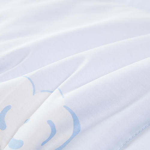 Комплект постельного белья Сатин с Одеялом Young 100% хлопок на резинке OBKR026