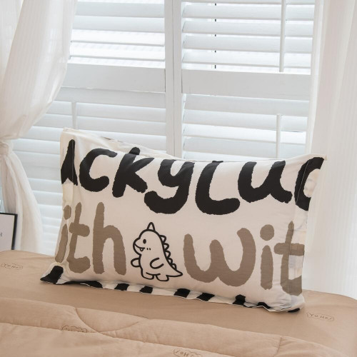 Комплект постельного белья Сатин с Одеялом Young 100% хлопок на резинке OBKR027