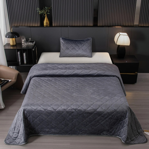 Велюровое покрывало ромб OVF036