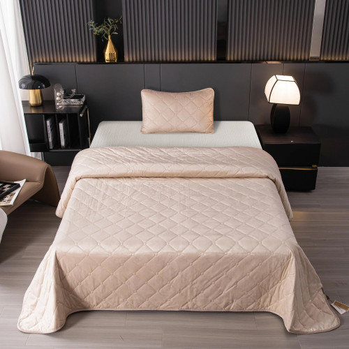 Велюровое покрывало ромб OVF037