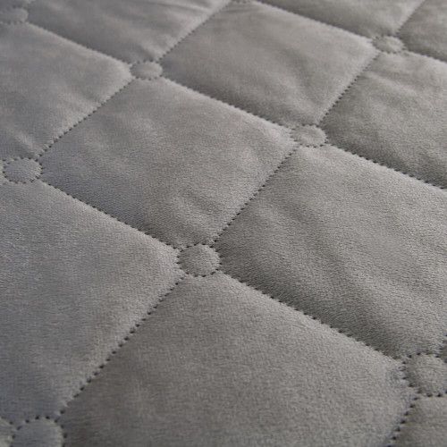 Велюровое покрывало ромб OVF043