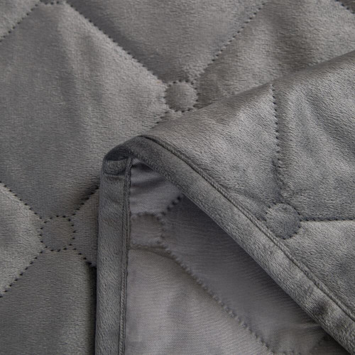 Велюровое покрывало ромб OVF043