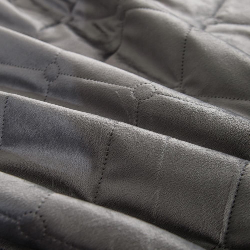 Велюровое покрывало ромб OVF043