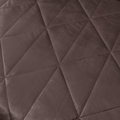 Велюровое покрывало в клетку и две наволочки OVL037