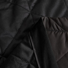 Велюровое покрывало в клетку и две наволочки OVL047