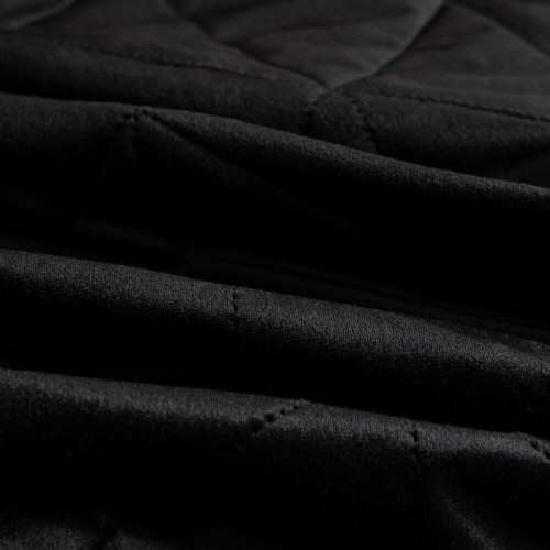 Велюровое покрывало в клетку и две наволочки OVL047