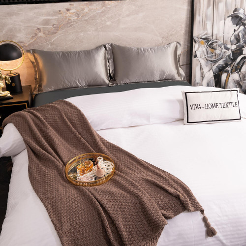 Пододеяльник Страйп Сатин Однотонный Отель белый 100% Хлопок 1x1 P1CTH036150210