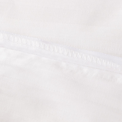 Пододеяльник Страйп Сатин Однотонный Отель белый 100% Хлопок 1x1 P1CTH036150210