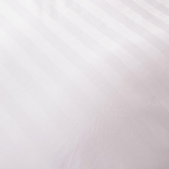 Пододеяльник Страйп Сатин Однотонный Отель белый 100% Хлопок 3x3 P3CTH037150210