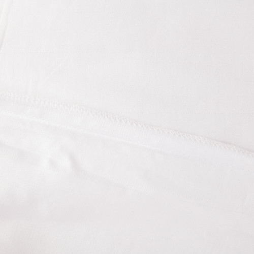 Пододеяльник Страйп Сатин Однотонный Отель белый 100% Хлопок 3x3 P3CTH037200220