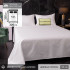 Простыня Страйп Сатин Однотонный Отель белый 100% хлопок 1x1 R1CTH036220235