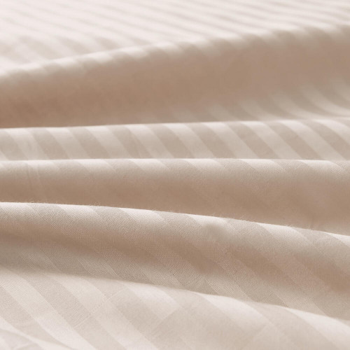 Простынь на резинке Страйп Сатин Однотонный 100% хлопок RR1CT029