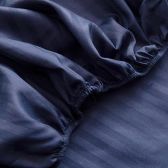 Простынь на резинке Страйп Сатин Однотонный 100% хлопок RR1CT033