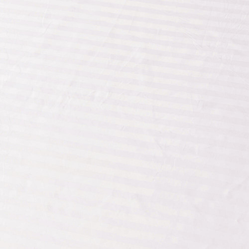 Простыня Страйп Сатин Однотонный Отель белый 100% хлопок на резинке 1x1 RR1CTH03616030