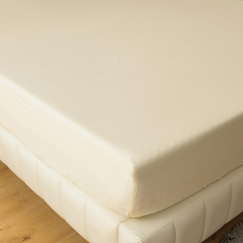 Простынь на резинке Однотонный Сатин Элитный 100% египетский хлопок RROCE016