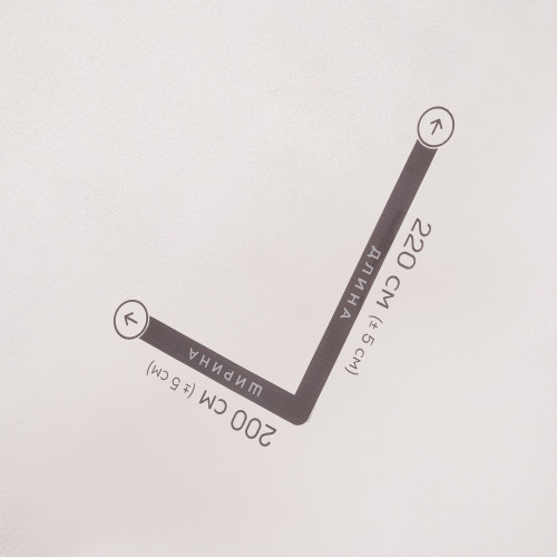 Одеяло SM Всесезонное SM002 черно-белый кант 150*210 см