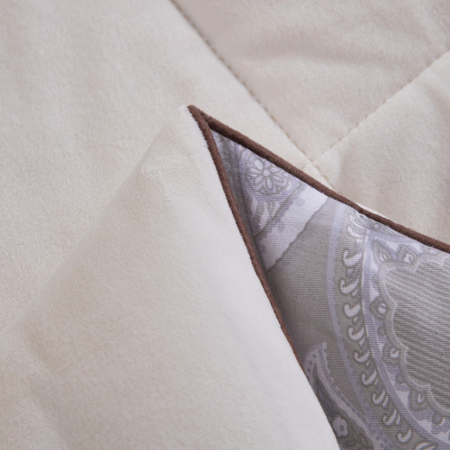 Комплект постельного белья на резинке Сатин Velouria Luxe с Одеялом VLR002