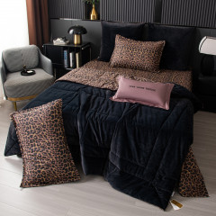 Комплект постельного белья на резинке Сатин Velouria Luxe с Одеялом VLR004