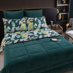 Комплект постельного белья Сатин Velouria Luxe с Одеялом VL016