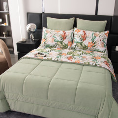 Комплект постельного белья Сатин Velouria Luxe с Одеялом VL017