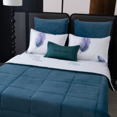 Комплект постельного белья Сатин Velouria Luxe с Одеялом VL018