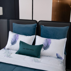 Комплект постельного белья Сатин Velouria Luxe с Одеялом VL018